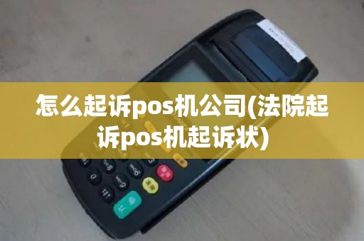 怎么起诉pos机公司(法院起诉pos机起诉状)
