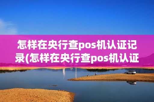 怎样在央行查pos机认证记录(怎样在央行查pos机认证)