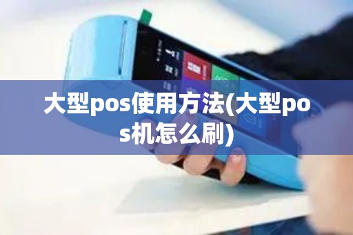 大型pos使用方法(大型pos机怎么刷)