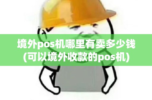境外pos机哪里有卖多少钱(可以境外收款的pos机)