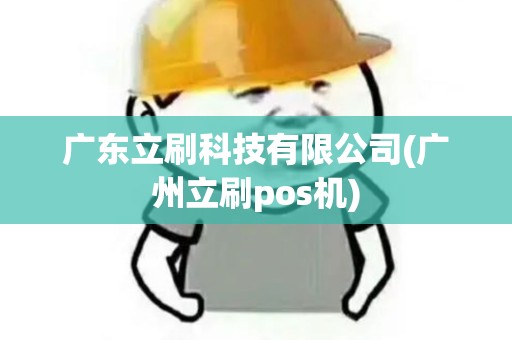 广东立刷科技有限公司(广州立刷pos机)