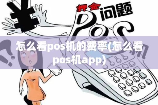 怎么看pos机的费率(怎么看pos机app)