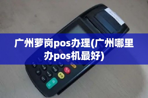 广州萝岗pos办理(广州哪里办pos机最好)
