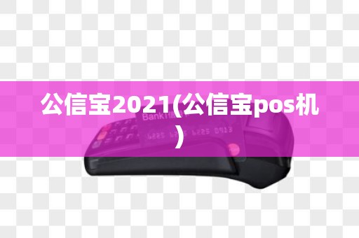 公信宝2021(公信宝pos机)