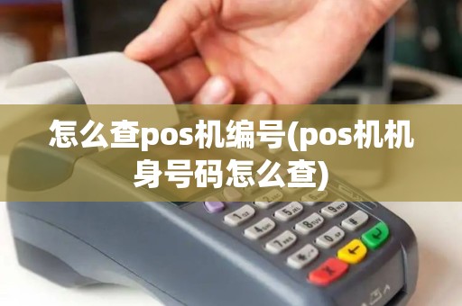 怎么查pos机编号(pos机机身号码怎么查)