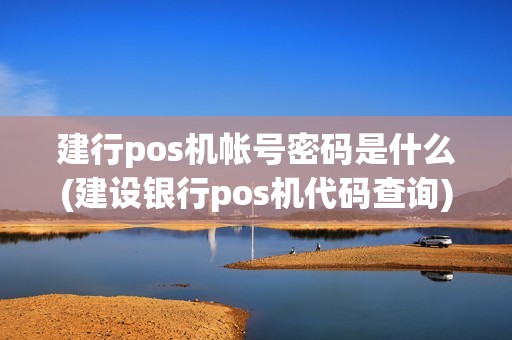 建行pos机帐号密码是什么(建设银行pos机代码查询)