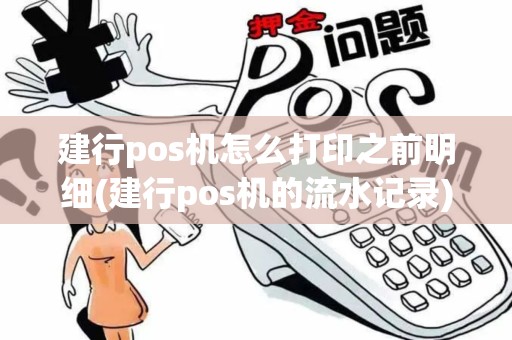 建行pos机怎么打印之前明细(建行pos机的流水记录)