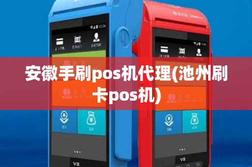 安徽手刷pos机代理(池州刷卡pos机)