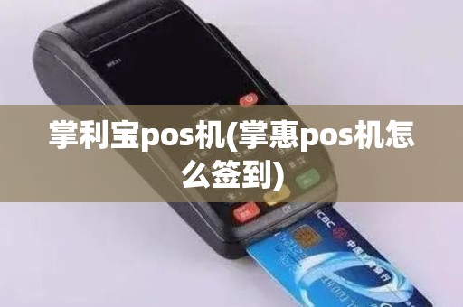 掌利宝pos机(掌惠pos机怎么签到)