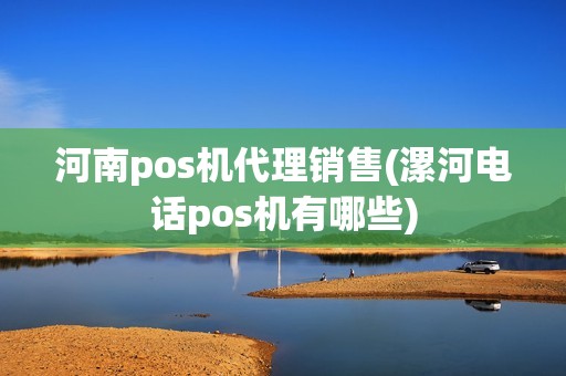 河南pos机代理销售(漯河电话pos机有哪些)