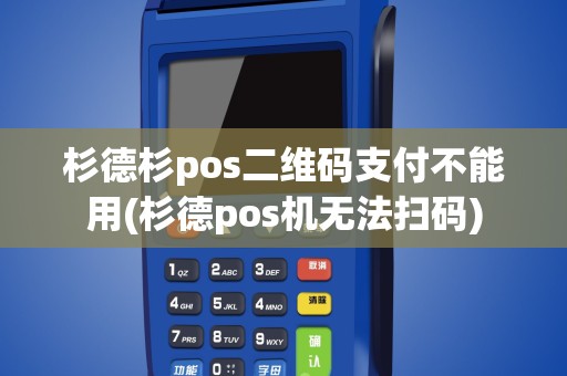 杉德杉pos二维码支付不能用(杉德pos机无法扫码)