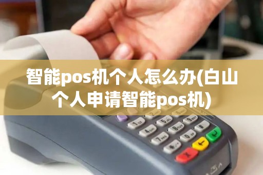 智能pos机个人怎么办(白山个人申请智能pos机)