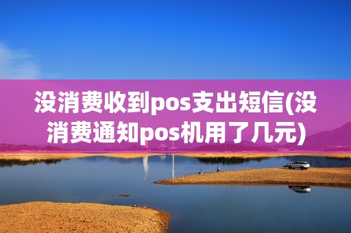 没消费收到pos支出短信(没消费通知pos机用了几元)