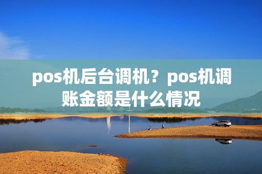 pos机后台调机？pos机调账金额是什么情况