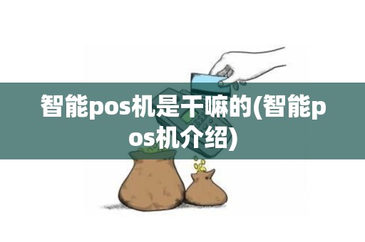 智能pos机是干嘛的(智能pos机介绍)