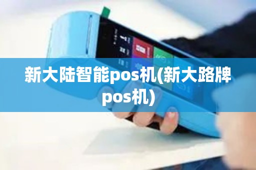 新大陆智能pos机(新大路牌pos机)