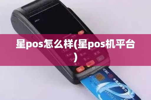 星pos怎么样(星pos机平台)