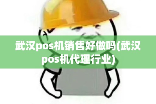 武汉pos机销售好做吗(武汉pos机代理行业)