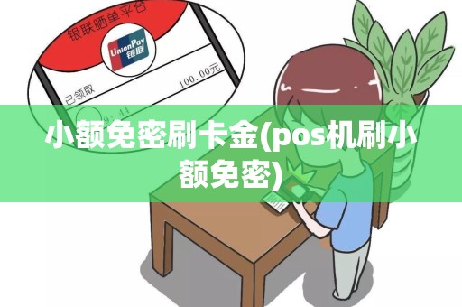小额免密刷卡金(pos机刷小额免密)