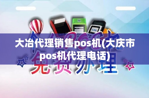 大冶代理销售pos机(大庆市pos机代理电话)