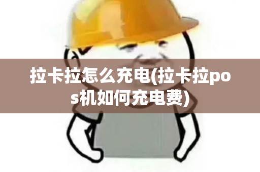 拉卡拉怎么充电(拉卡拉pos机如何充电费)