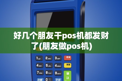 好几个朋友干pos机都发财了(朋友做pos机)