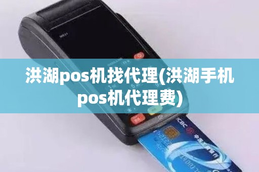 洪湖pos机找代理(洪湖手机pos机代理费)