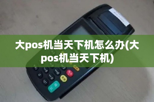 大pos机当天下机怎么办(大pos机当天下机)