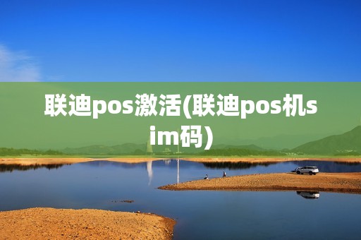 联迪pos激活(联迪pos机sim码)