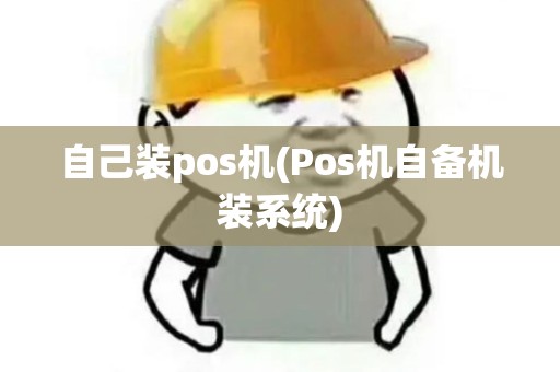 自己装pos机(Pos机自备机装系统)