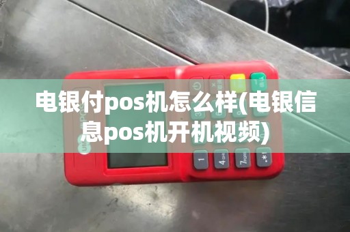 电银付pos机怎么样(电银信息pos机开机视频)