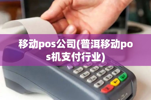 移动pos公司(普洱移动pos机支付行业)