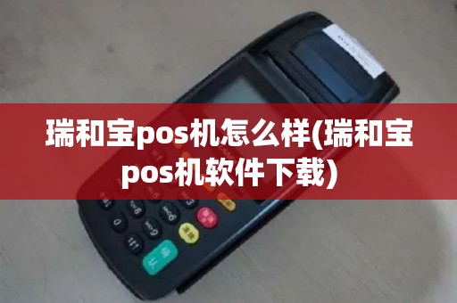瑞和宝pos机怎么样(瑞和宝pos机软件下载)