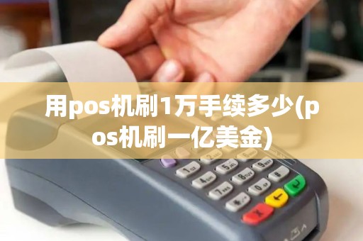 用pos机刷1万手续多少(pos机刷一亿美金)
