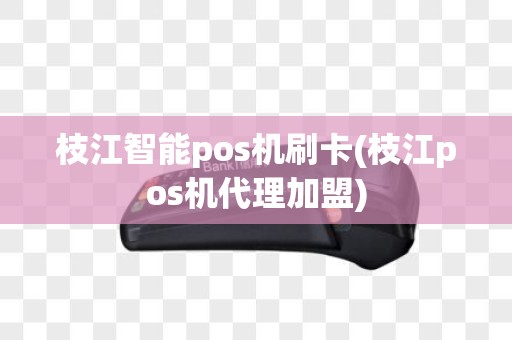枝江智能pos机刷卡(枝江pos机代理加盟)