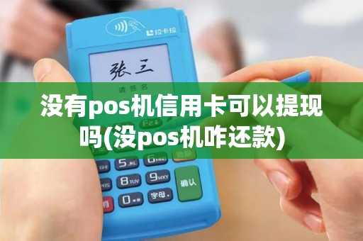 没有pos机信用卡可以提现吗(没pos机咋还款)