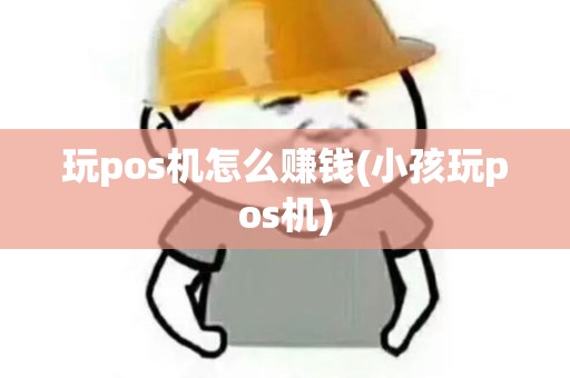 玩pos机怎么赚钱(小孩玩pos机)