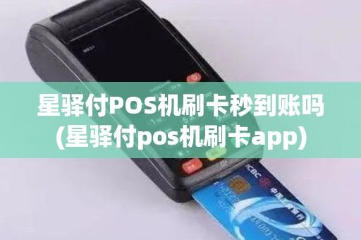 星驿付POS机刷卡秒到账吗(星驿付pos机刷卡app)