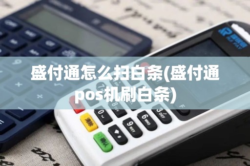 盛付通怎么扫白条(盛付通pos机刷白条)