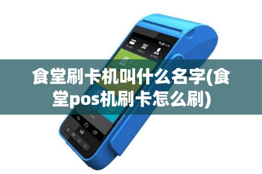 食堂刷卡机叫什么名字(食堂pos机刷卡怎么刷)