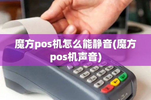 魔方pos机怎么能静音(魔方pos机声音)