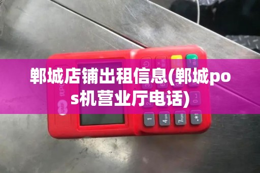 郸城店铺出租信息(郸城pos机营业厅电话)