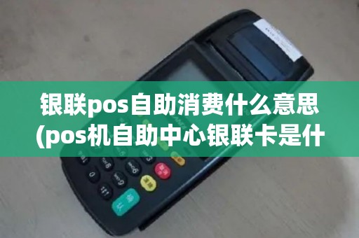 银联pos自助消费什么意思(pos机自助中心银联卡是什么)