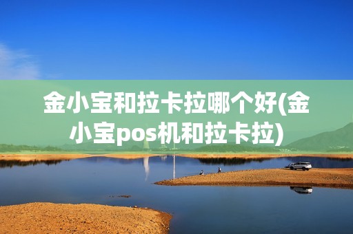 金小宝和拉卡拉哪个好(金小宝pos机和拉卡拉)