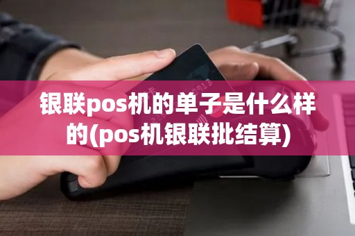 银联pos机的单子是什么样的(pos机银联批结算)