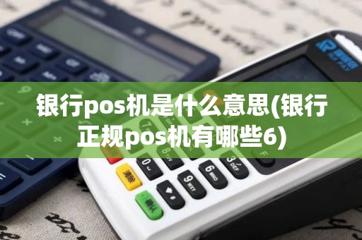 银行pos机是什么意思(银行正规pos机有哪些6)