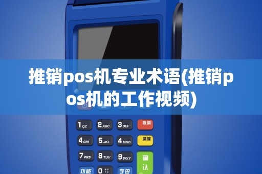 推销pos机专业术语(推销pos机的工作视频)