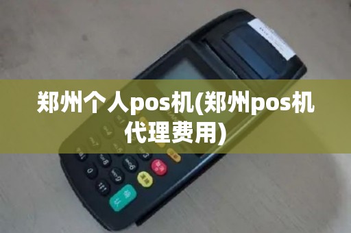 郑州个人pos机(郑州pos机代理费用)