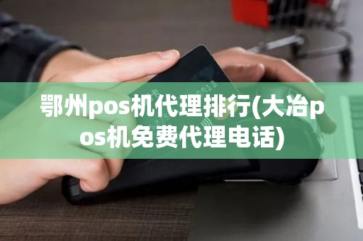 鄂州pos机代理排行(大冶pos机免费代理电话)