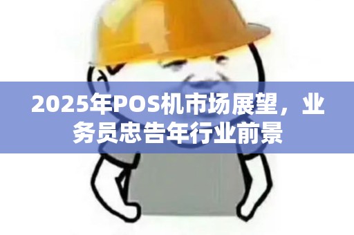 2025年POS机市场展望，业务员忠告年行业前景